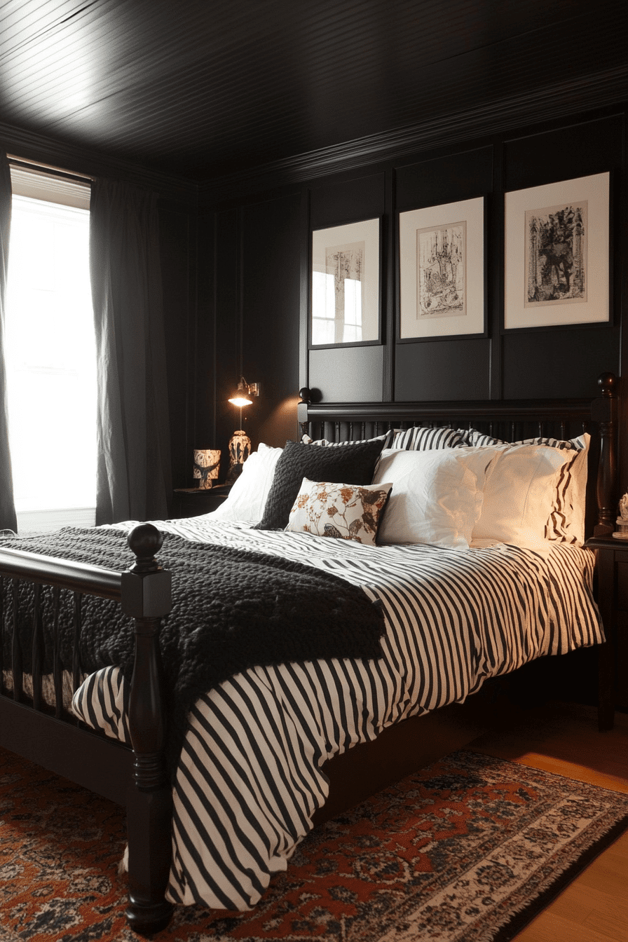 black bedroom