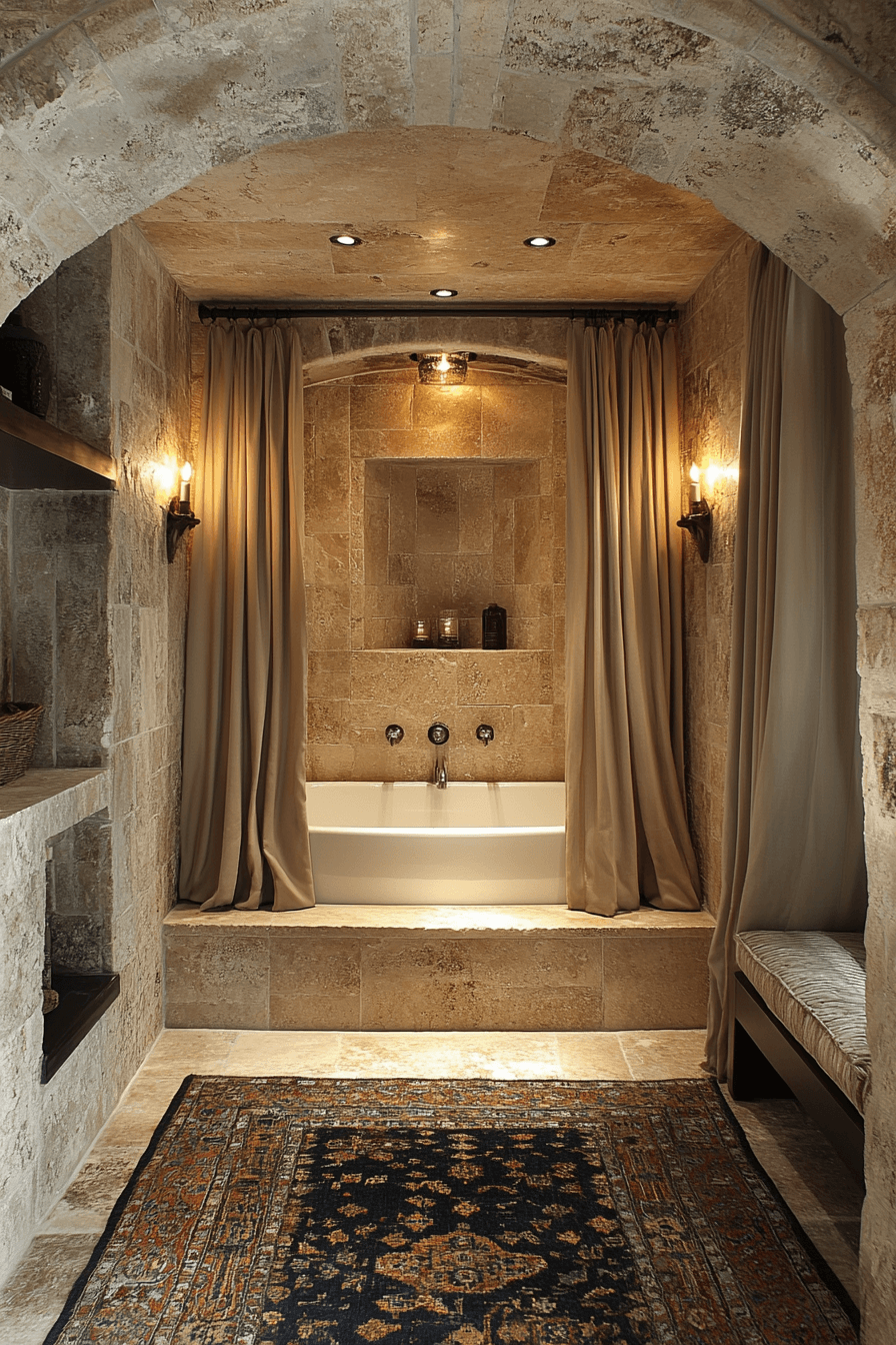 Rustic Wet Room Ideas