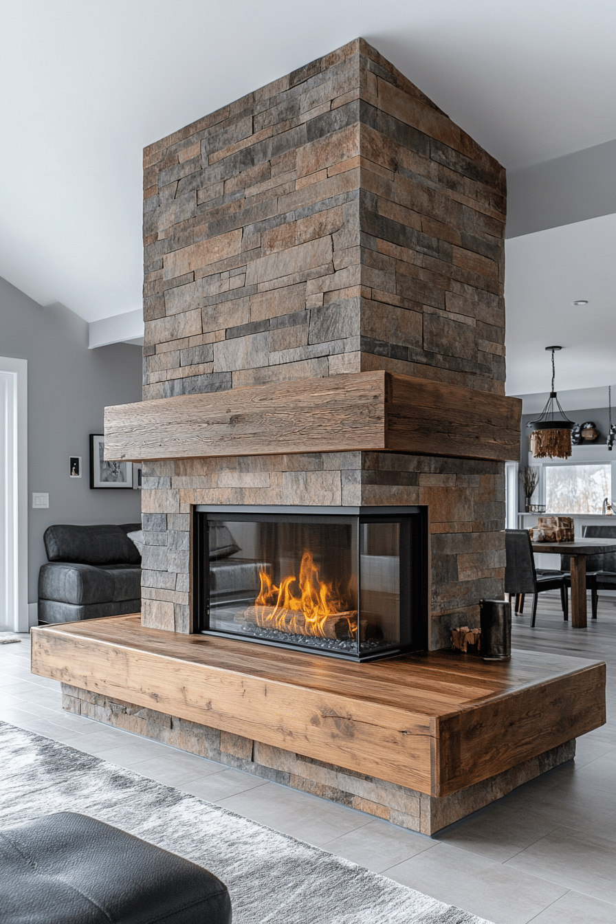 Farmhouse Fireplace