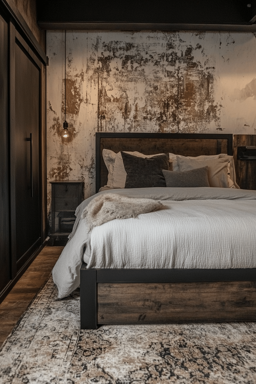 Monochrome Boho Bedroom