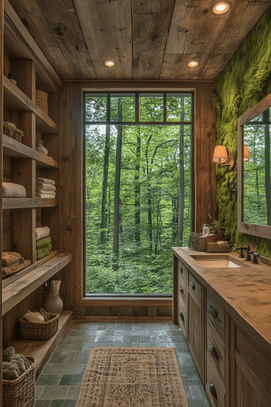 Rustic Wet Room Ideas