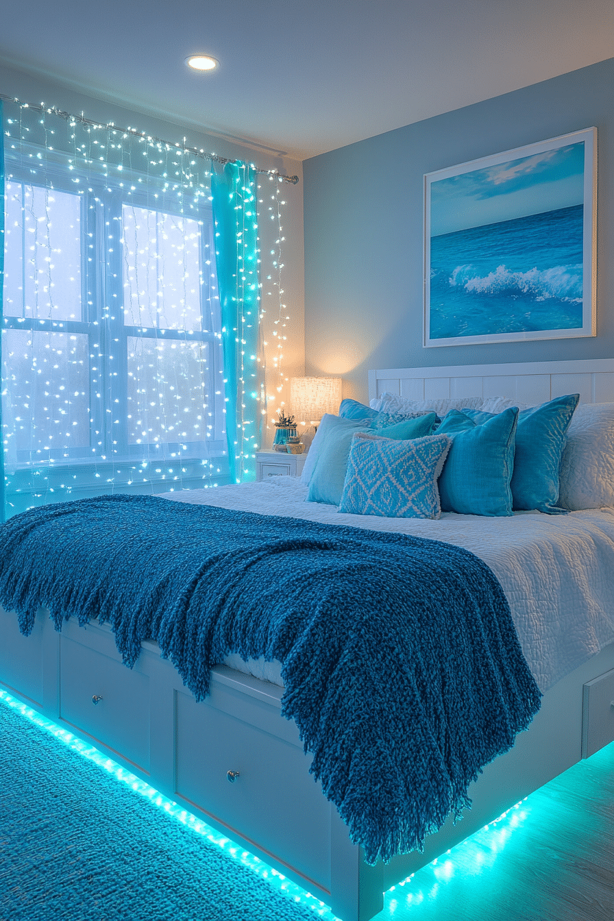 Boho Fairy Lights Bedroom Ideas