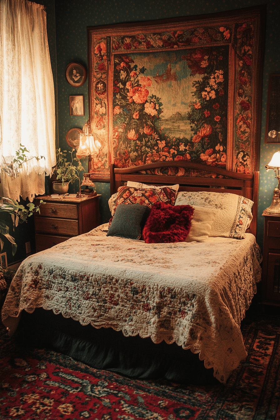 Small Maximalist Bedroom