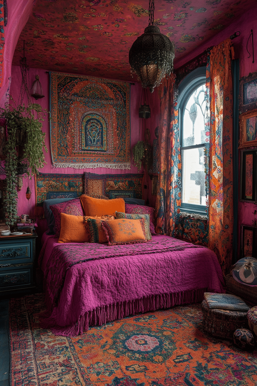 Small Maximalist Bedroom