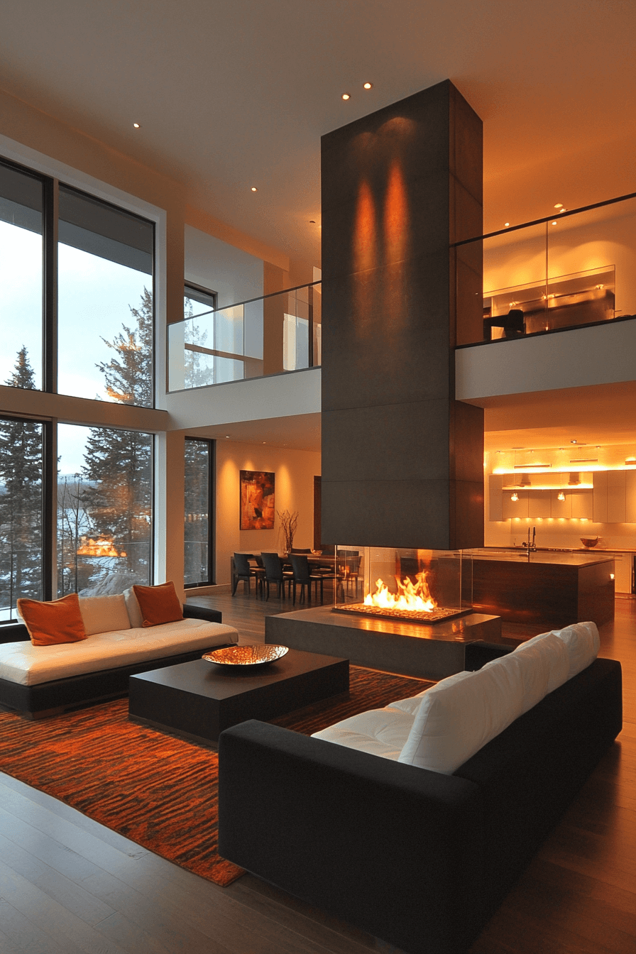 modern fireplace ideas