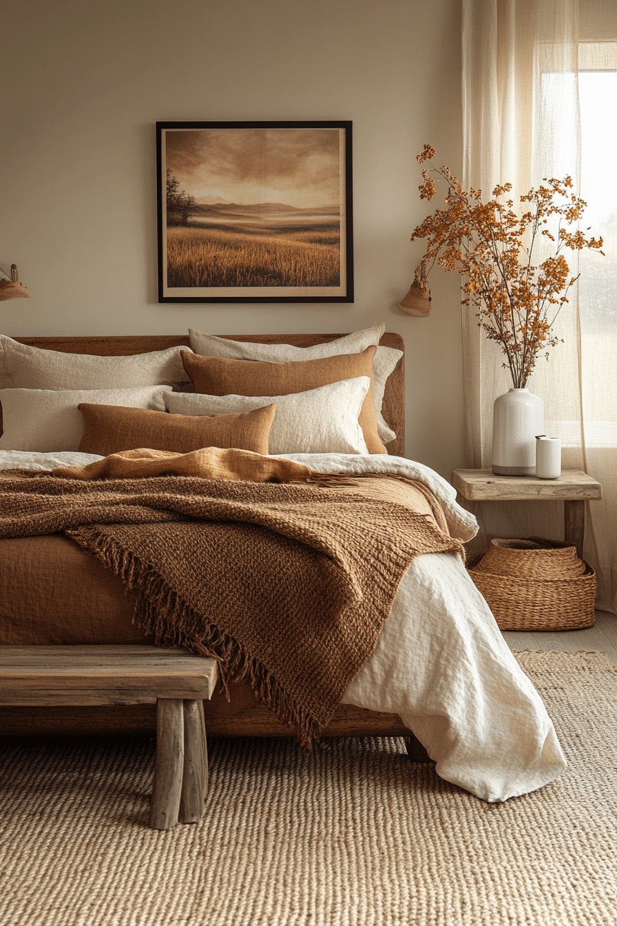 Boho Bedroom Color Palette Ideas