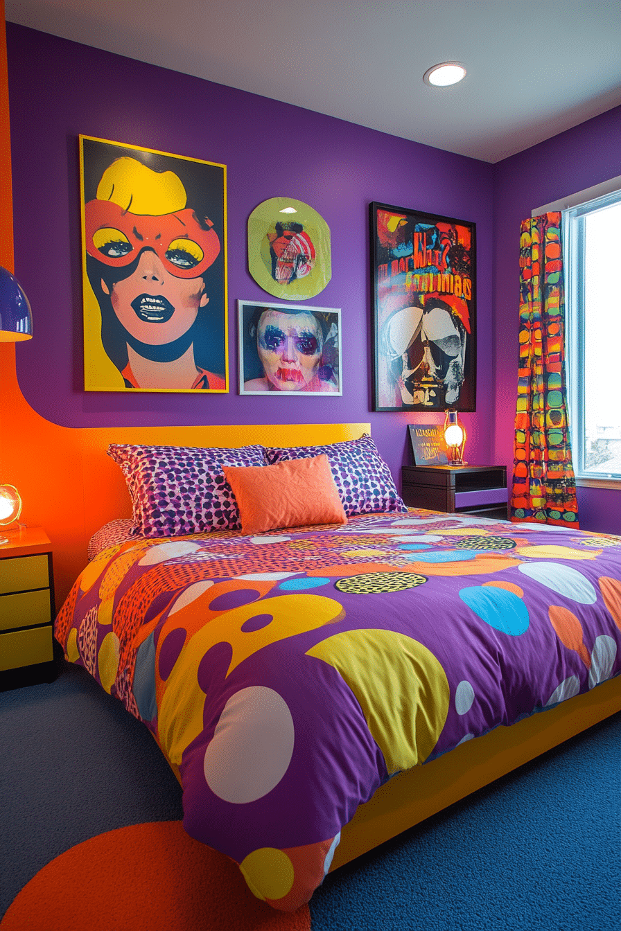 Colorful Eclectic Bedroom