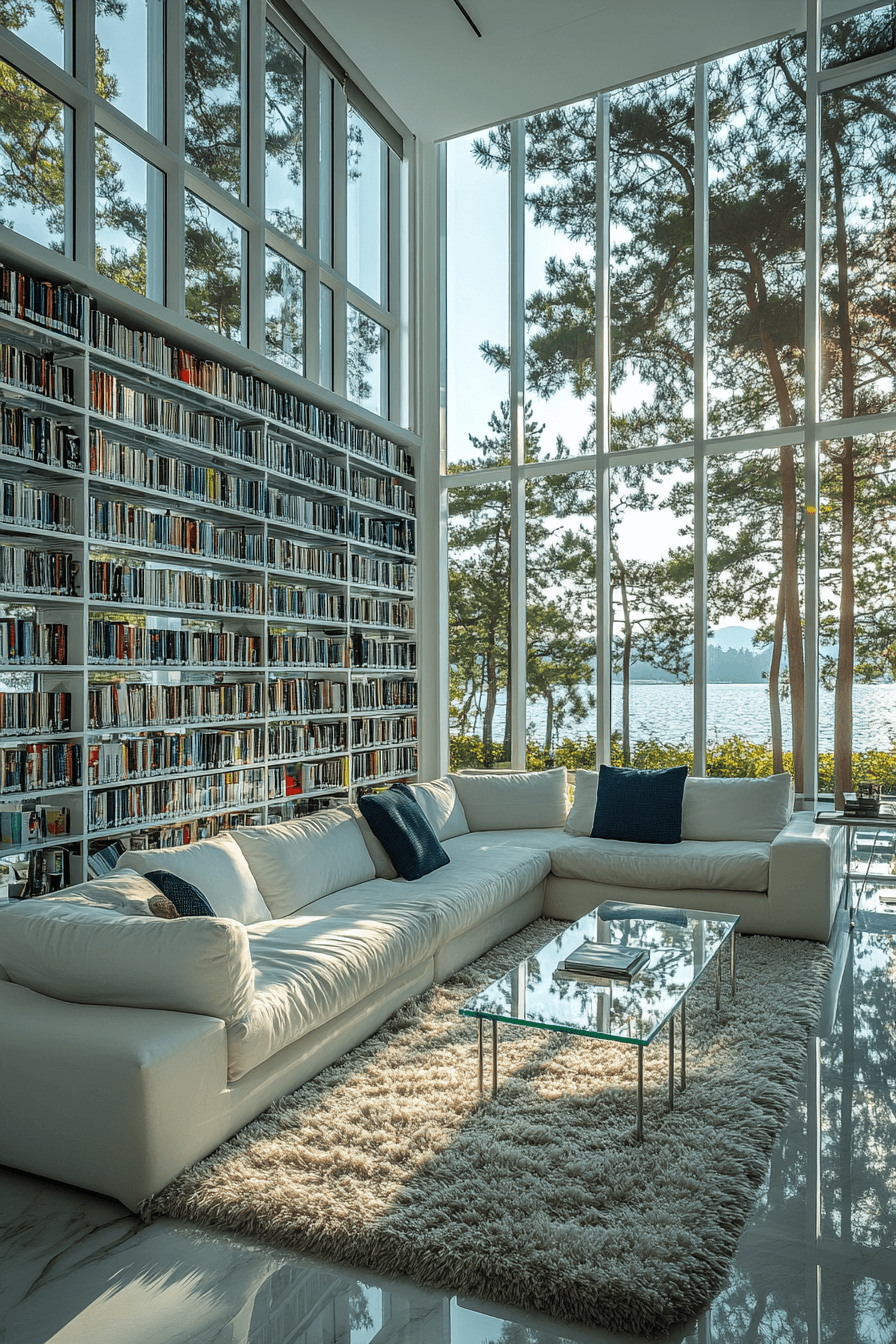 Cozy home library