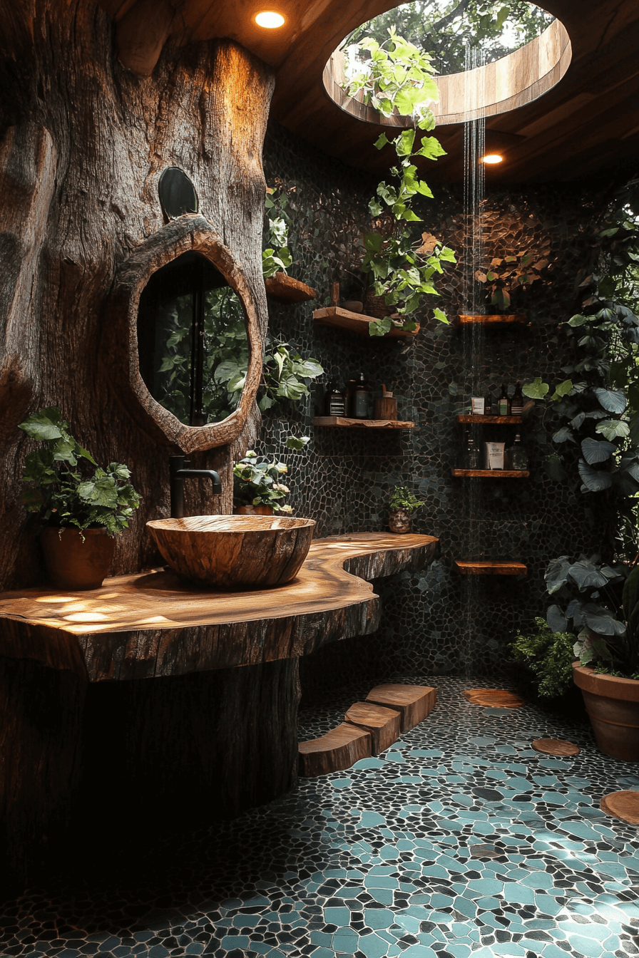 Rustic Wet Room Ideas