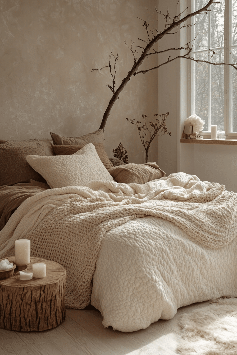 Monochrome Boho Bedroom