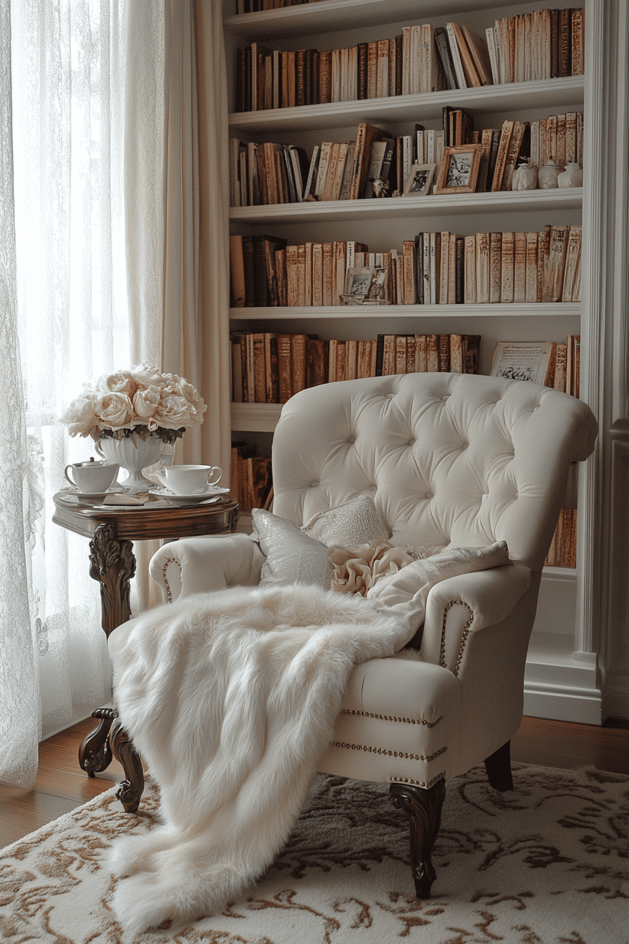 Cozy home library