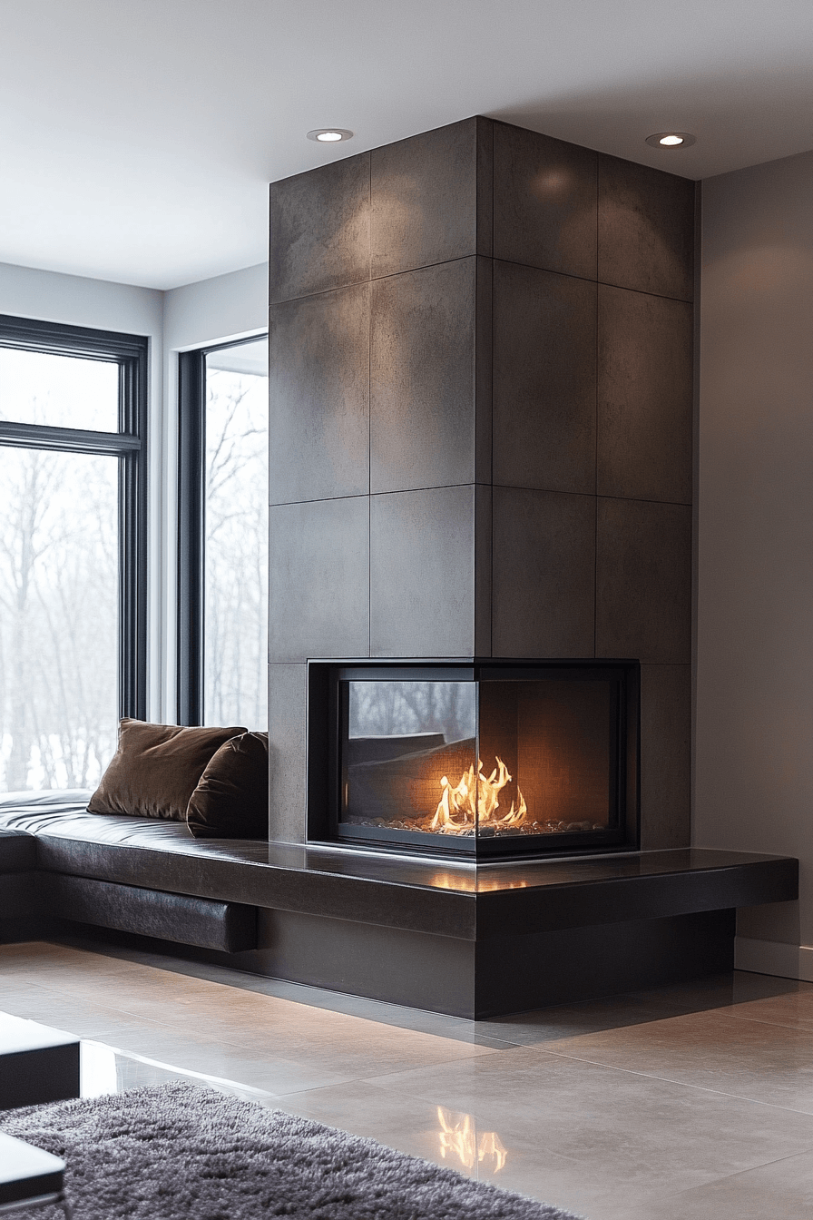 modern fireplace ideas