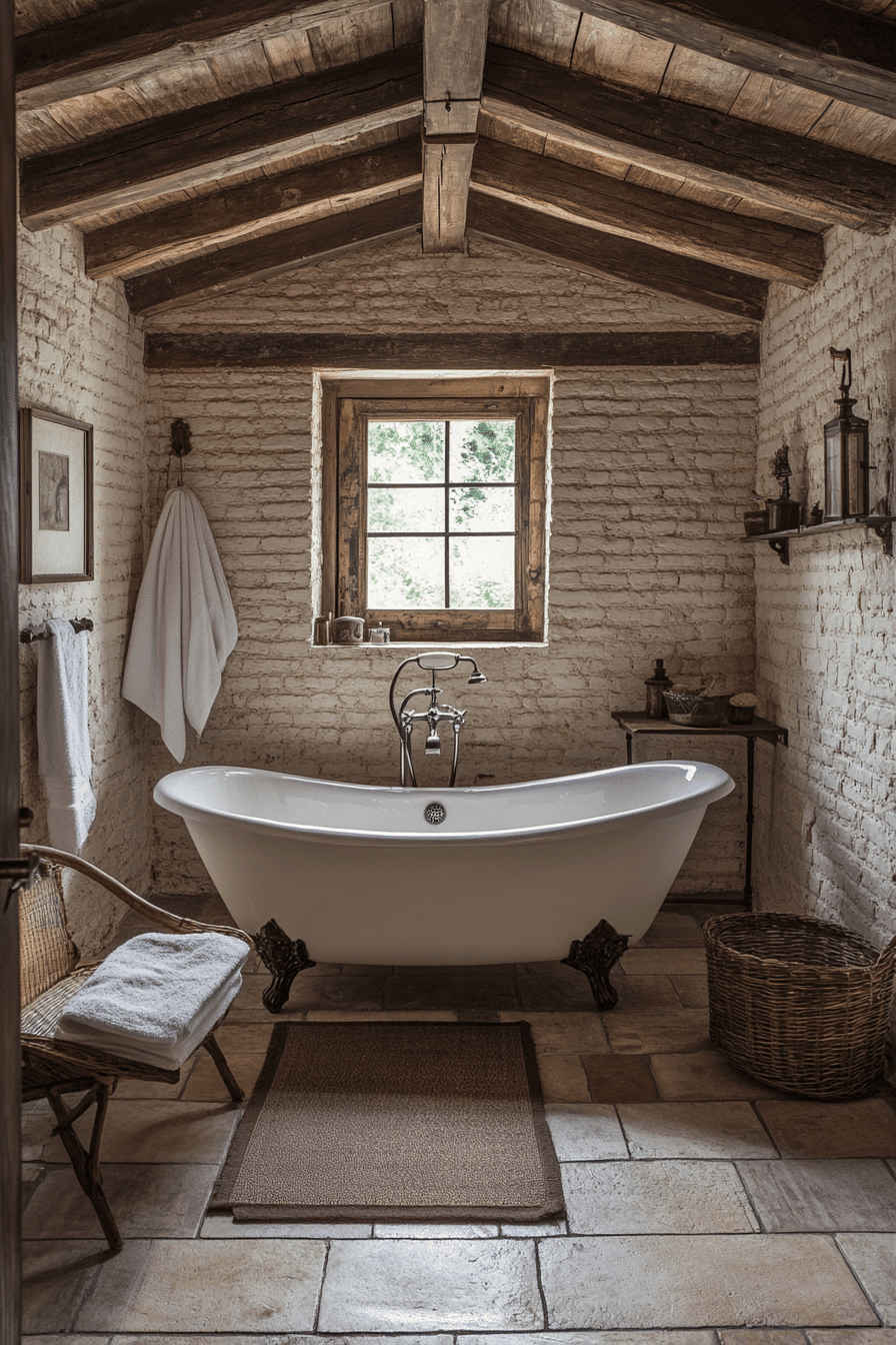 Rustic Wet Room Ideas