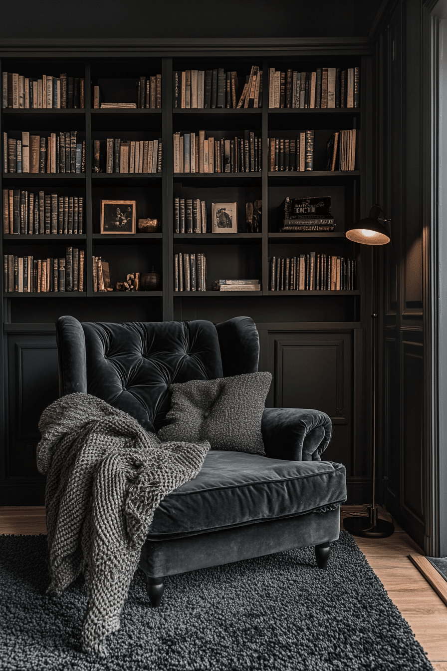 Cozy home library