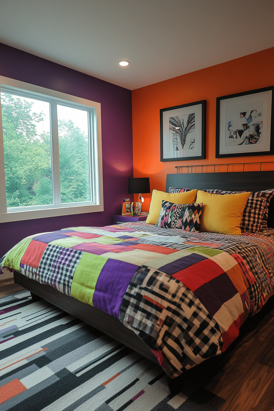 Colorful Eclectic Bedroom