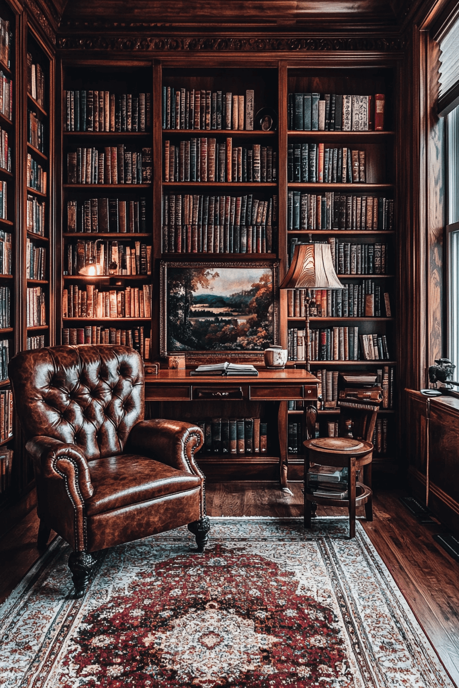 Cozy home library