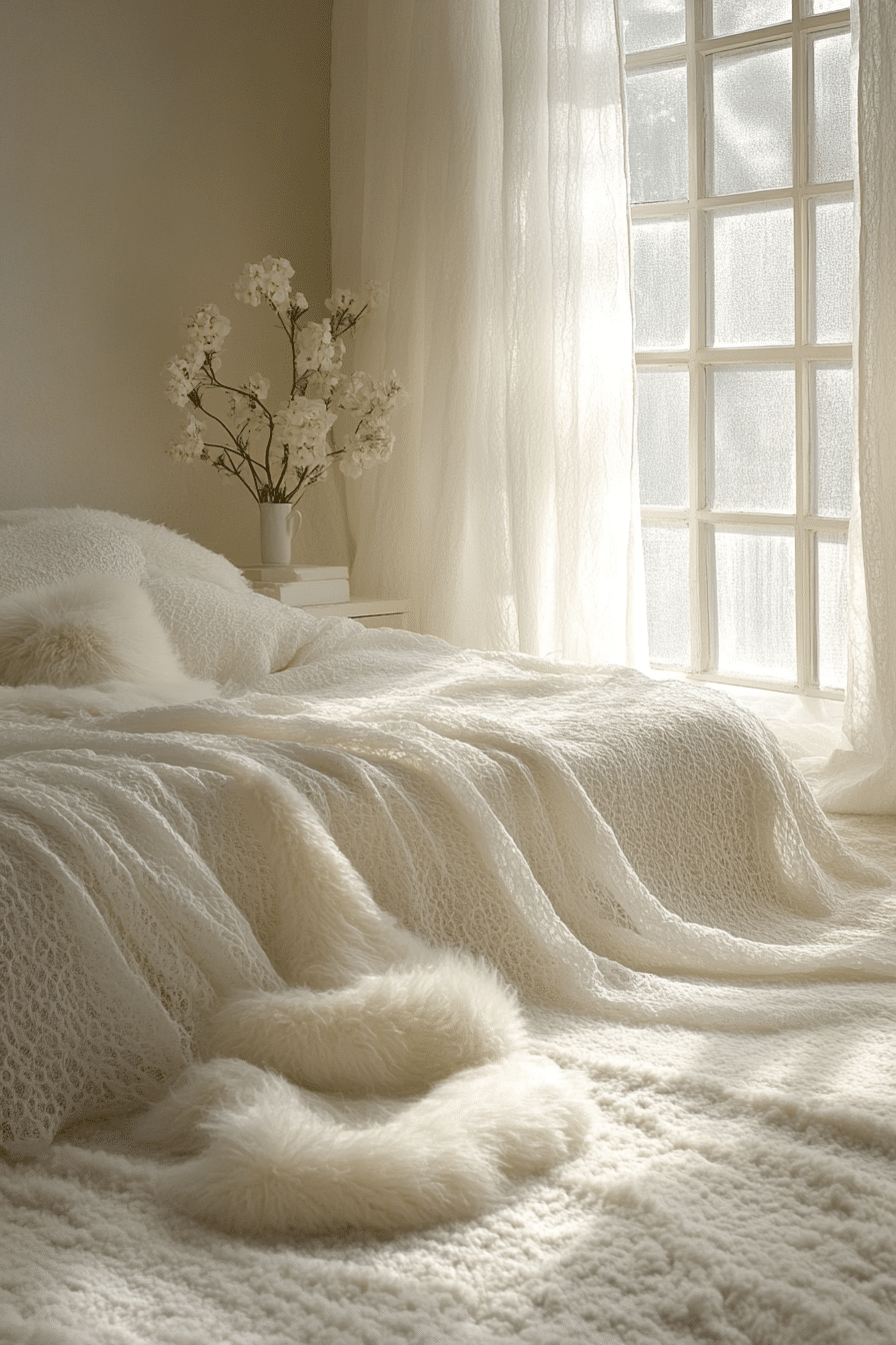 Monochrome Boho Bedroom