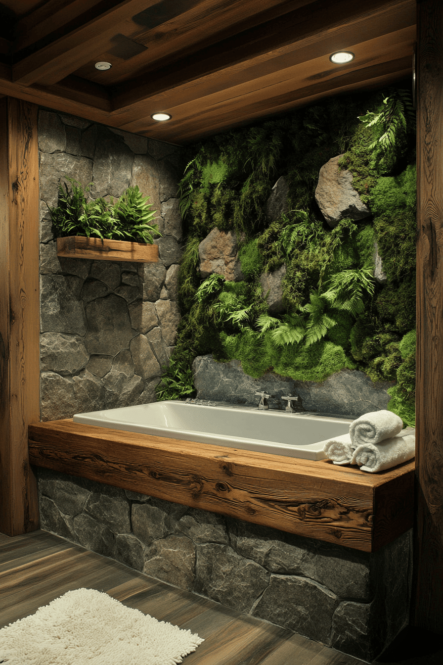 Rustic Wet Room Ideas