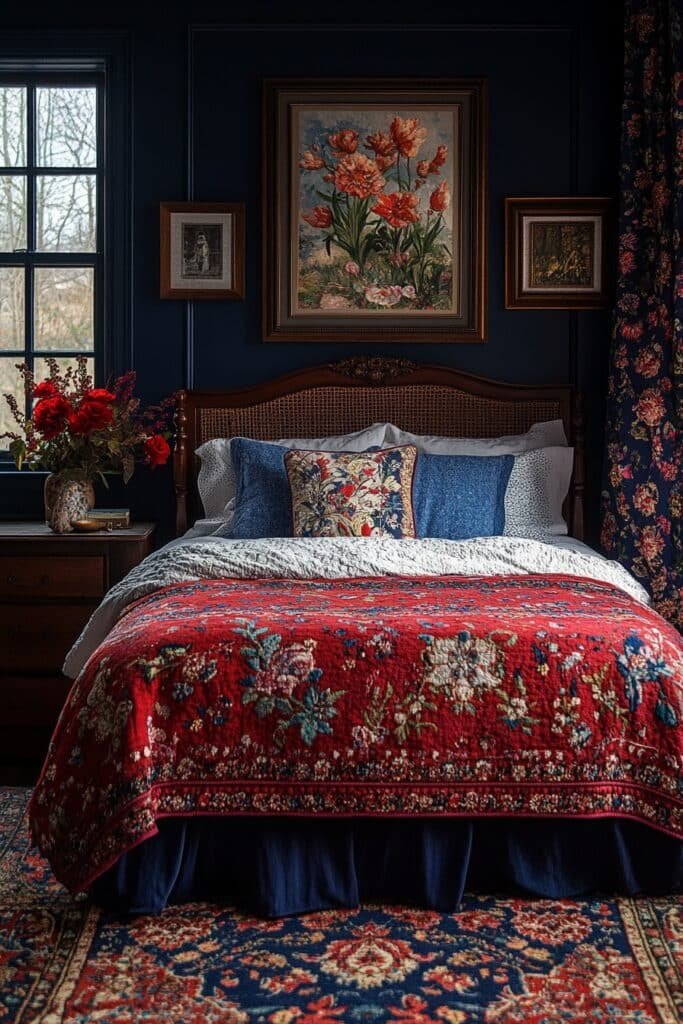 Small Maximalist Bedroom