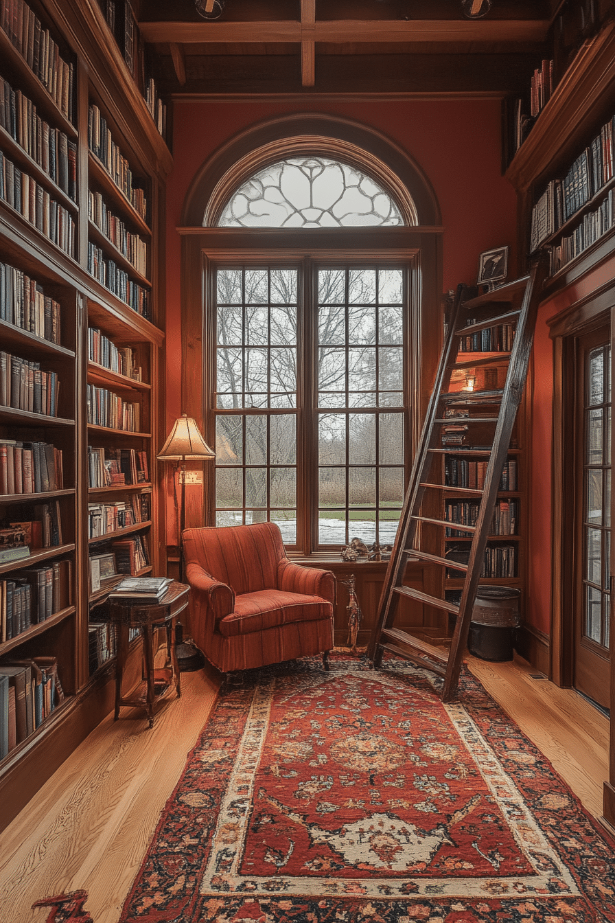 Cozy home library