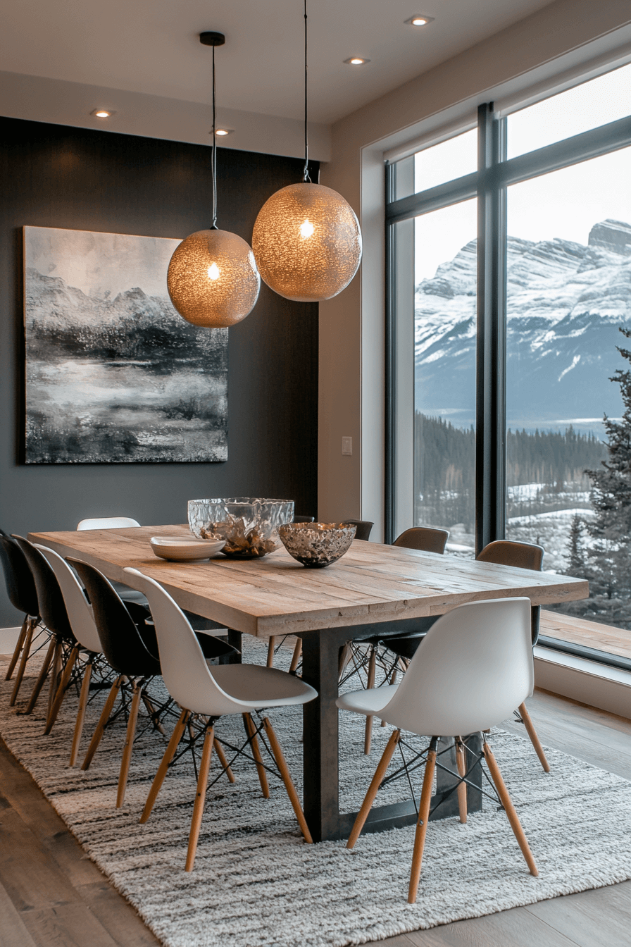 contemporary dining room