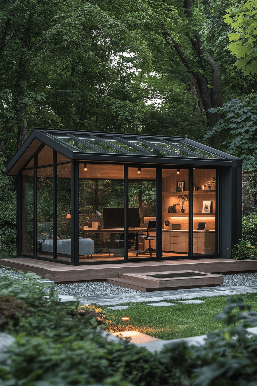 contemporary garden rooms