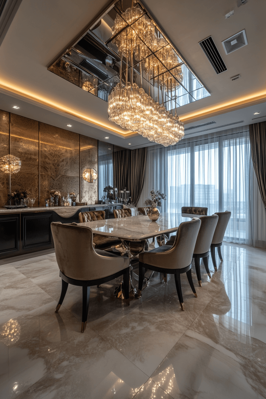 contemporary dining room