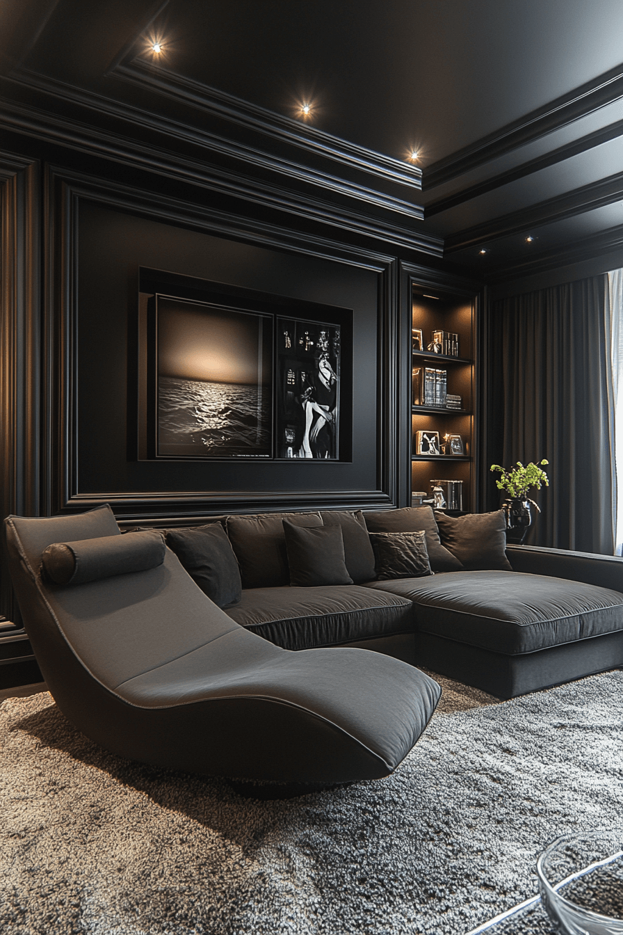 monochromatic living room