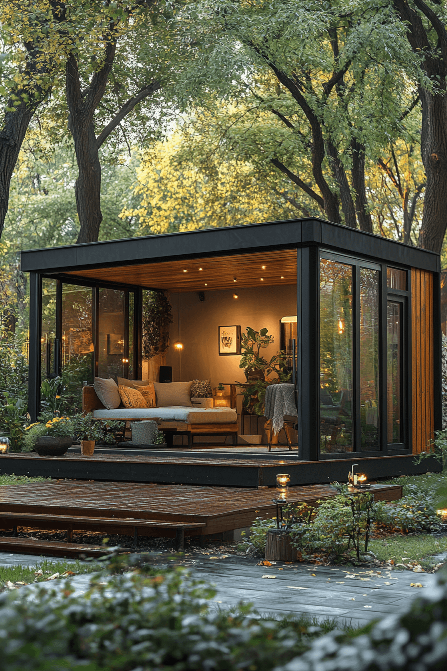 contemporary garden rooms