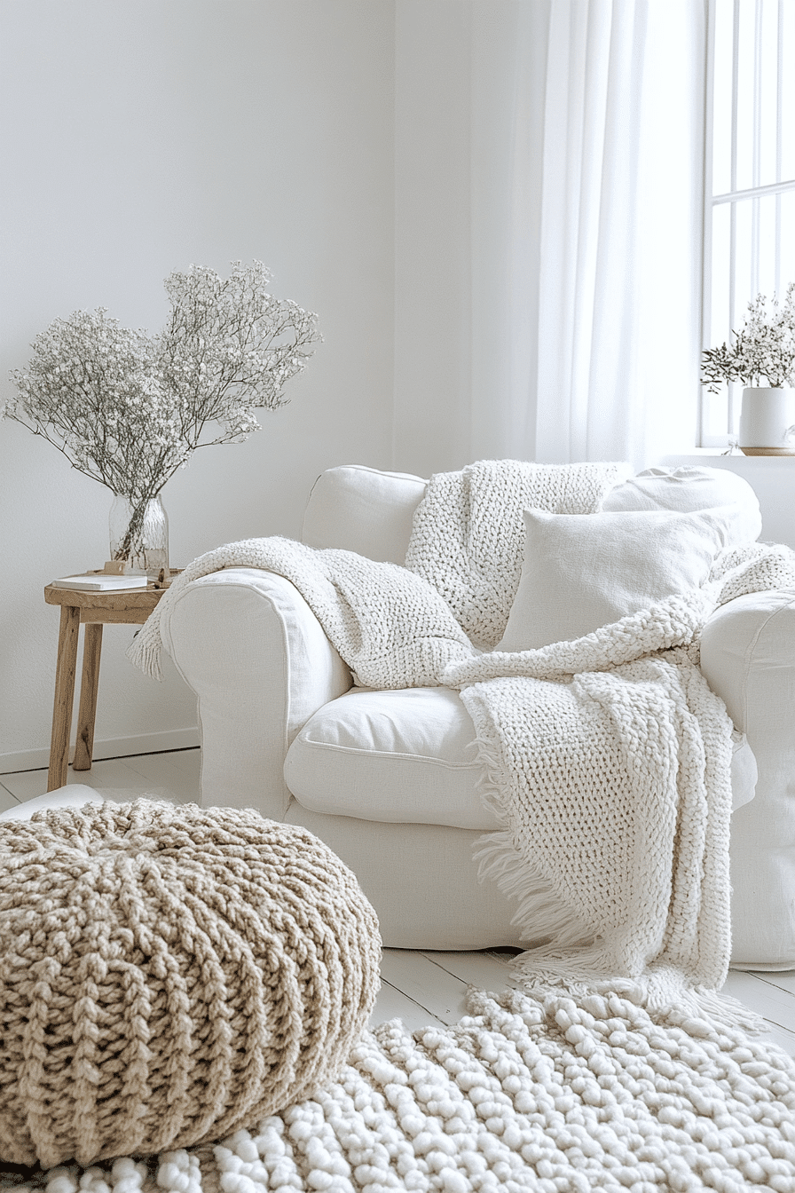 monochromatic home decor