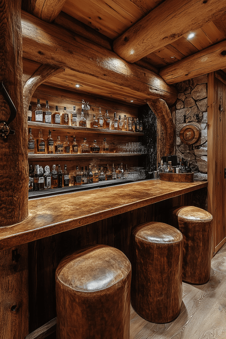log home aesthetic