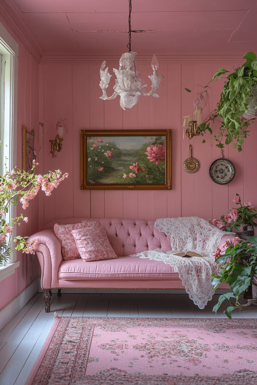 monochromatic living room