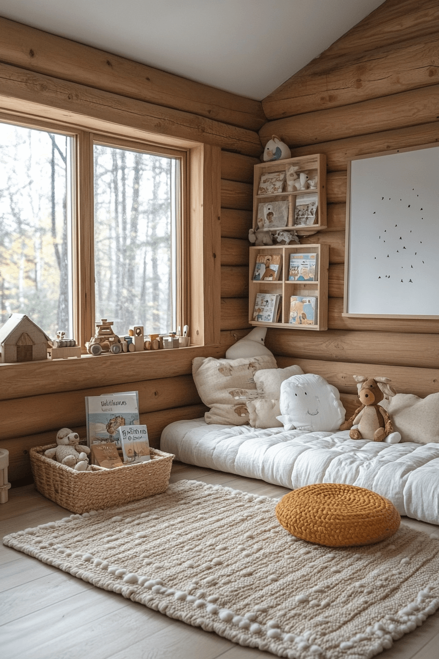 log home aesthetic
