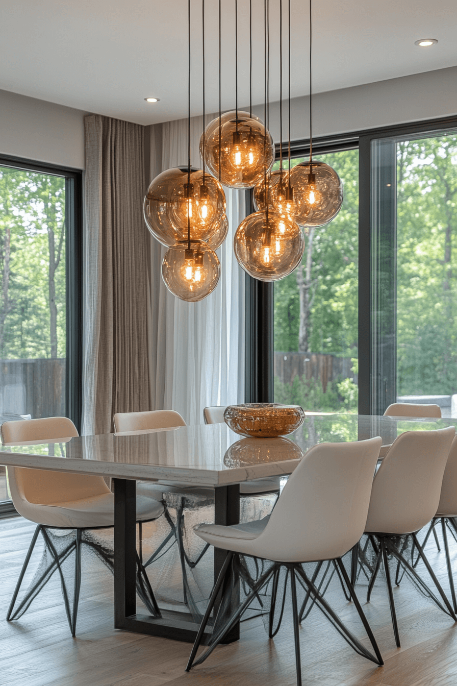 contemporary dining room