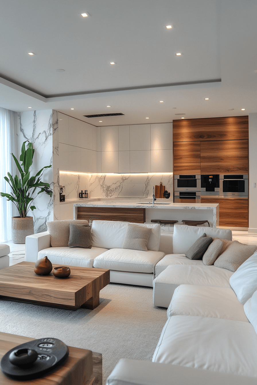 contemporary modern living room