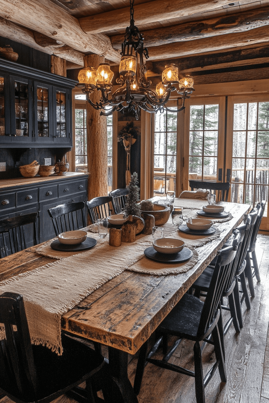 log home aesthetic