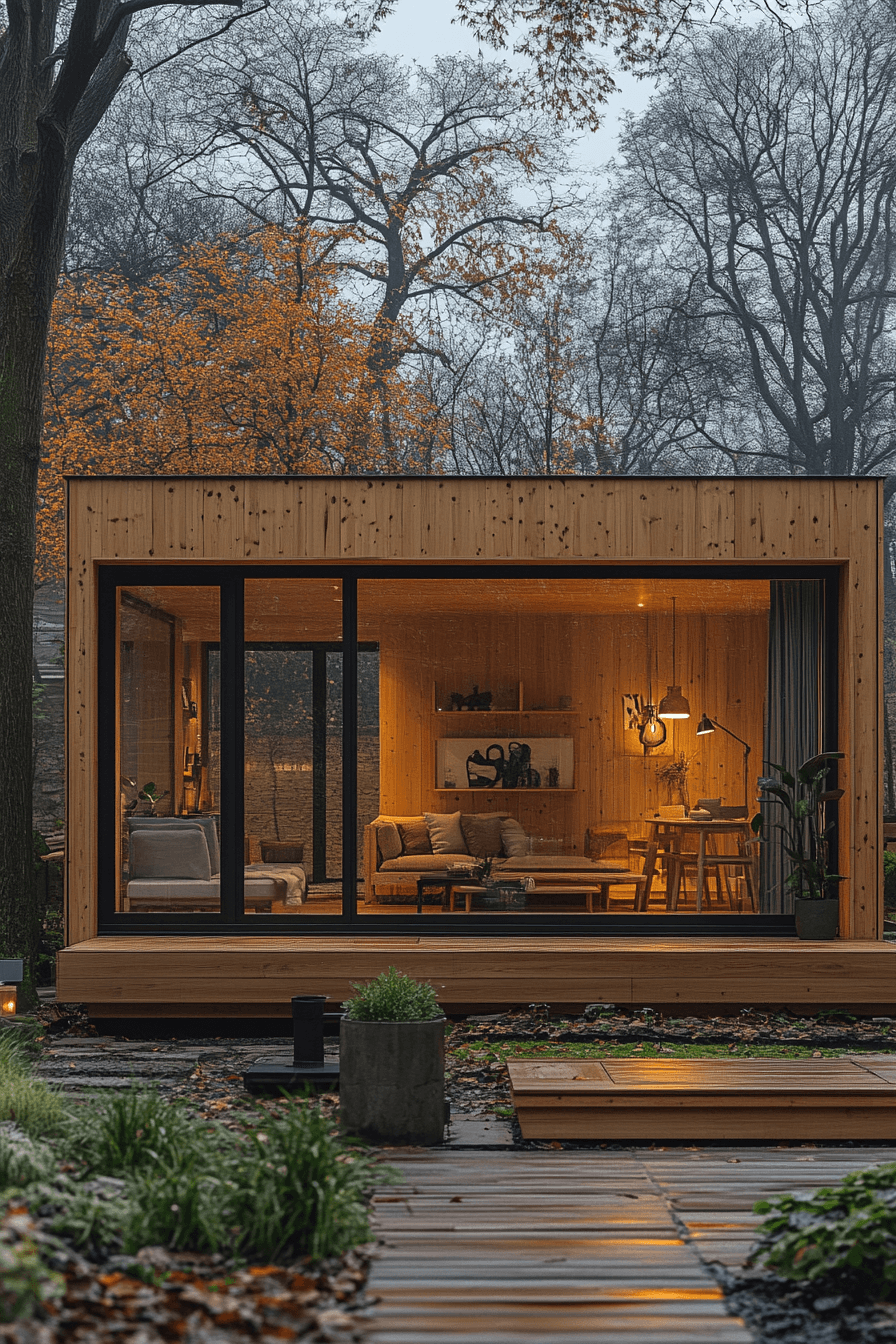 contemporary garden rooms