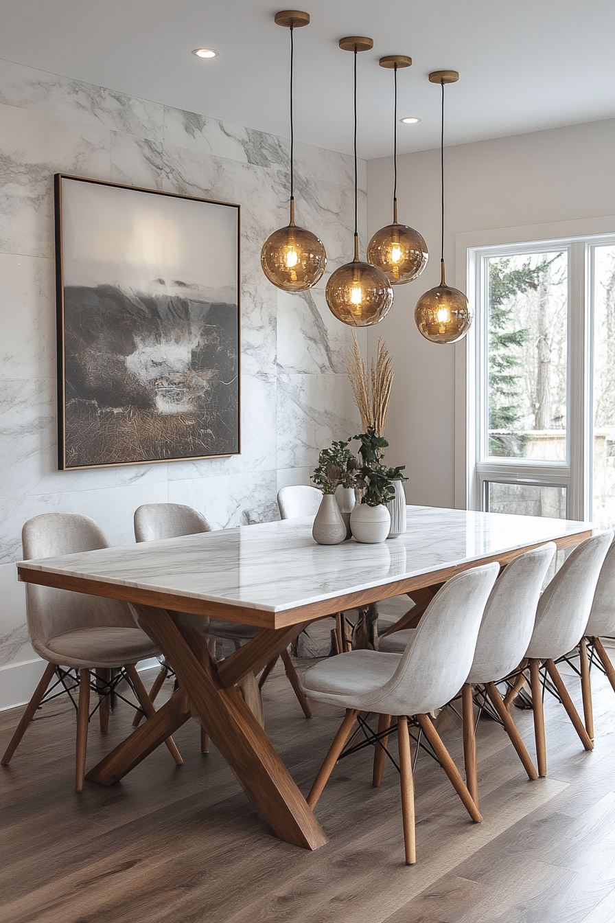 contemporary dining room