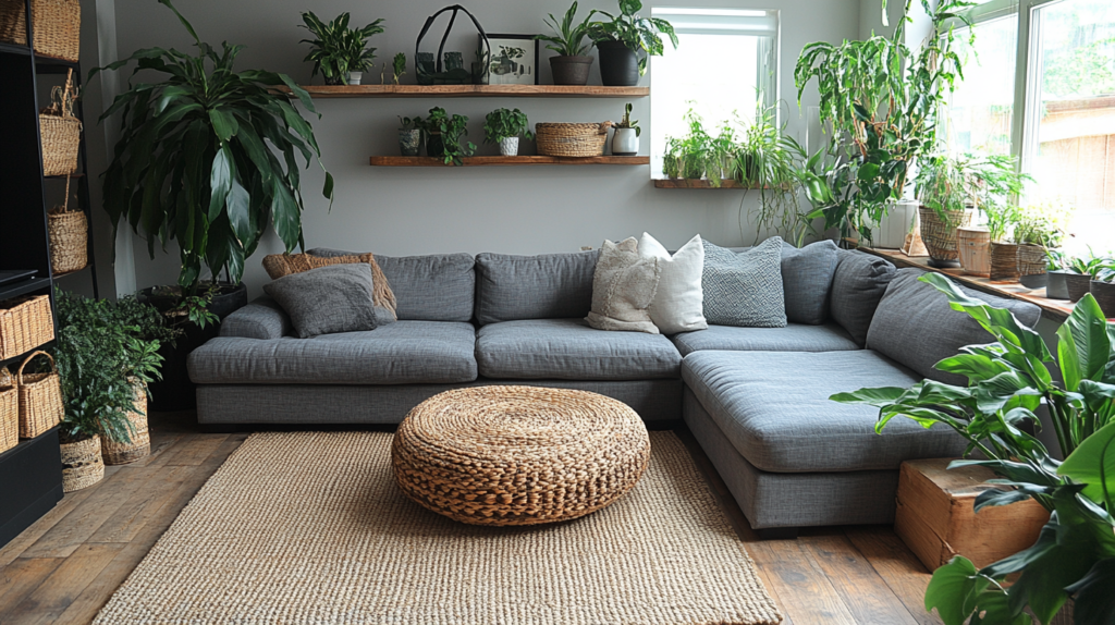 basement family room
