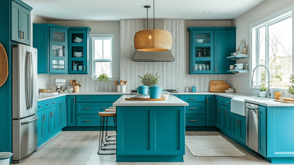 monochromatic kitchen
