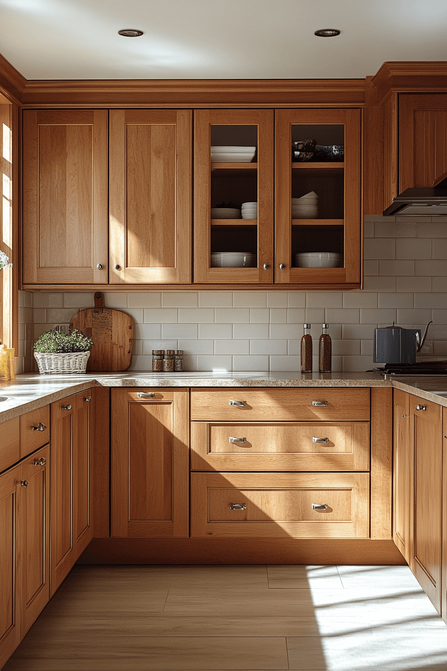 29 Natural Wood Kitchen Cabinets Inspirations to Embrace Organic Beauty natural wood kitchen cabinets