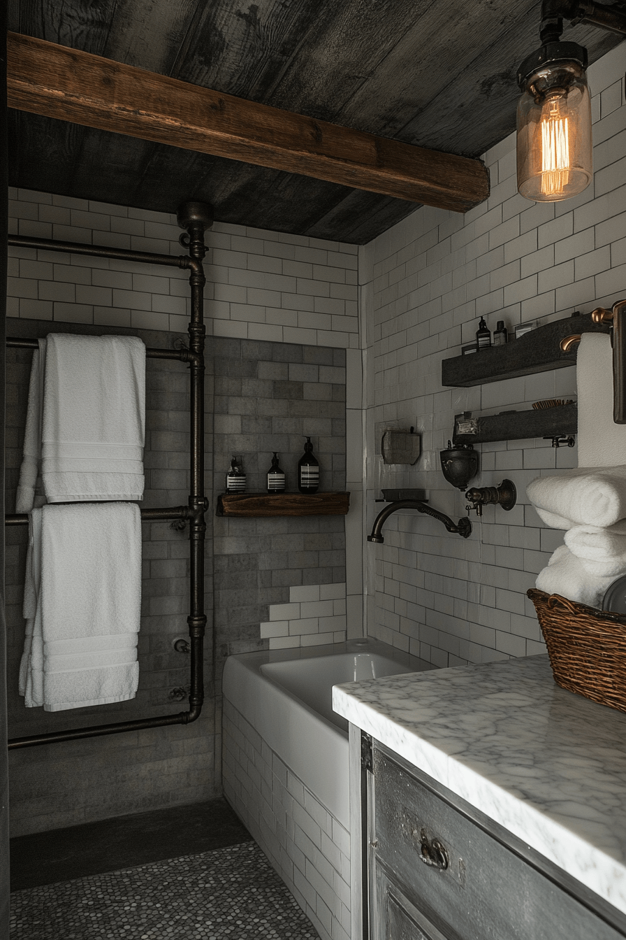 Bathroom industrial style