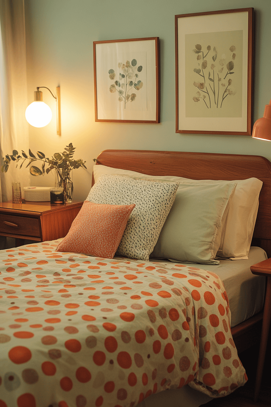 retro bedroom