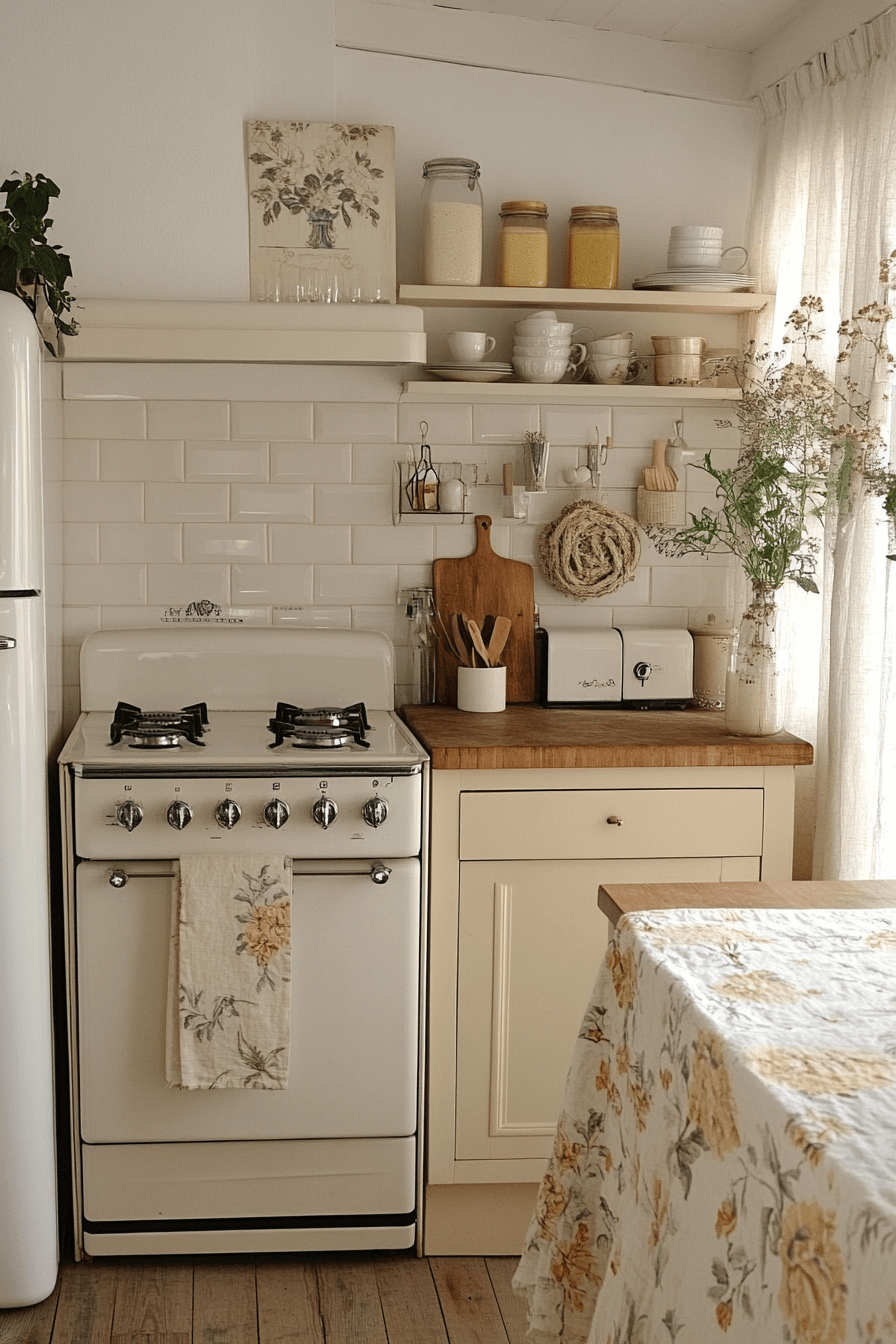 antique white kitchen cabinets