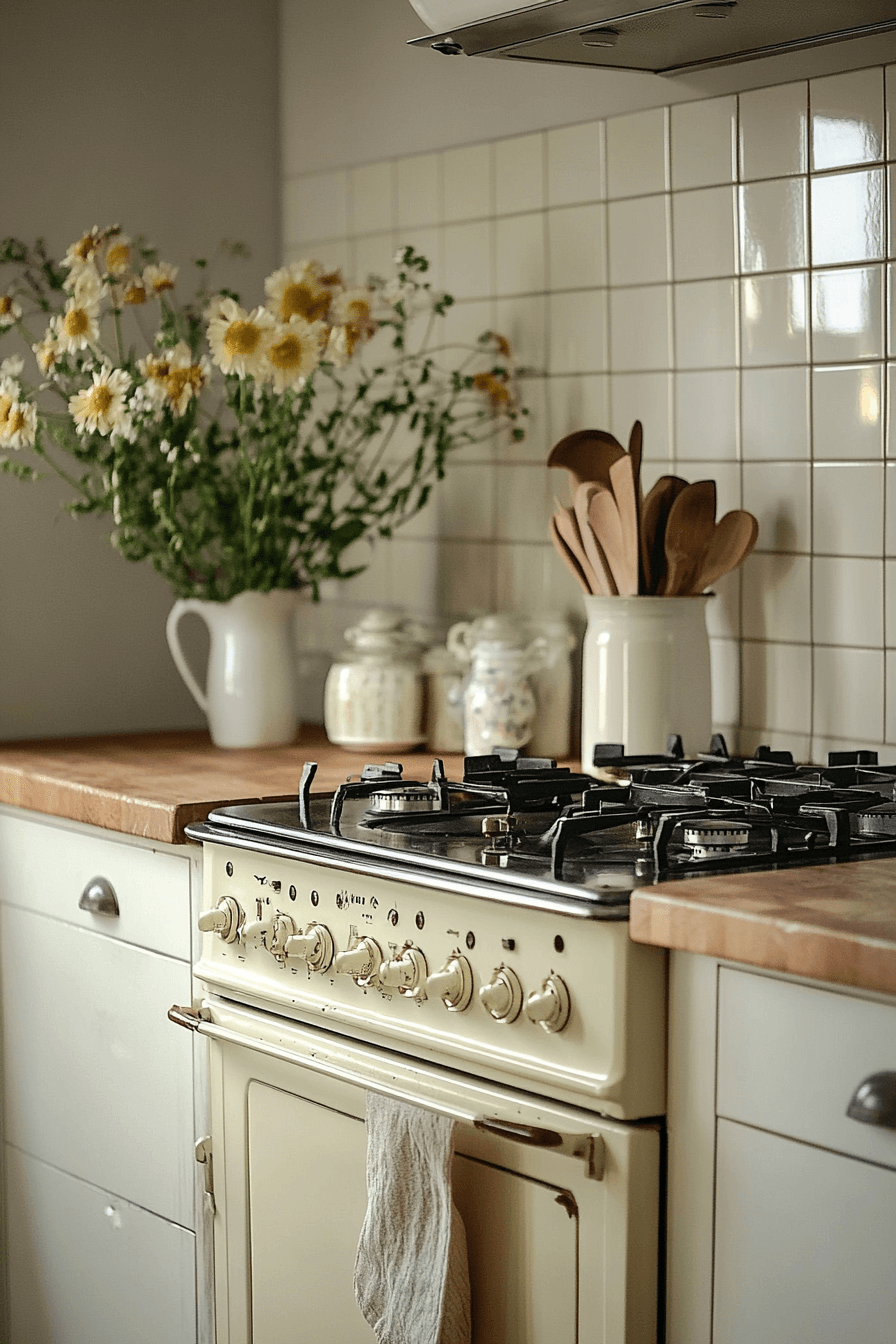 antique white kitchen cabinets