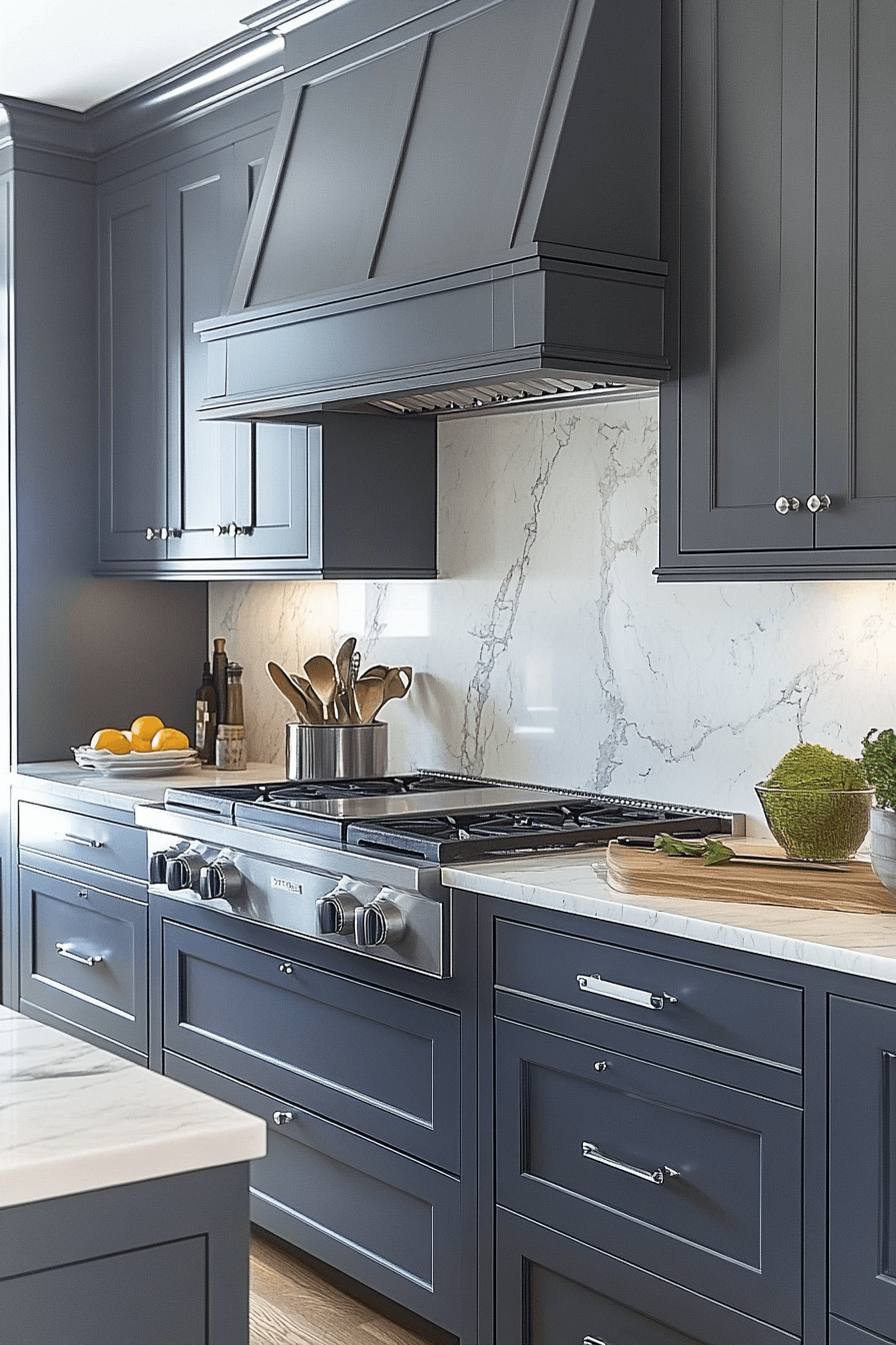 light gray kitchen cabinets