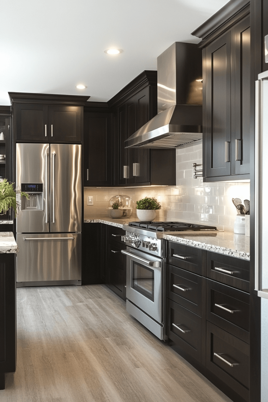 29 Brown Cabinets Kitchen Ideas to Warm Up Your Cooking Space brown cabinets kitchen