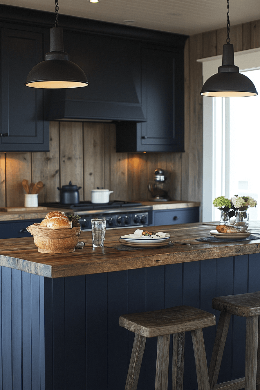 29 Navy Blue Kitchen Cabinets Inspirations to Balance Boldness and Beauty navy blue kitchen cabinets