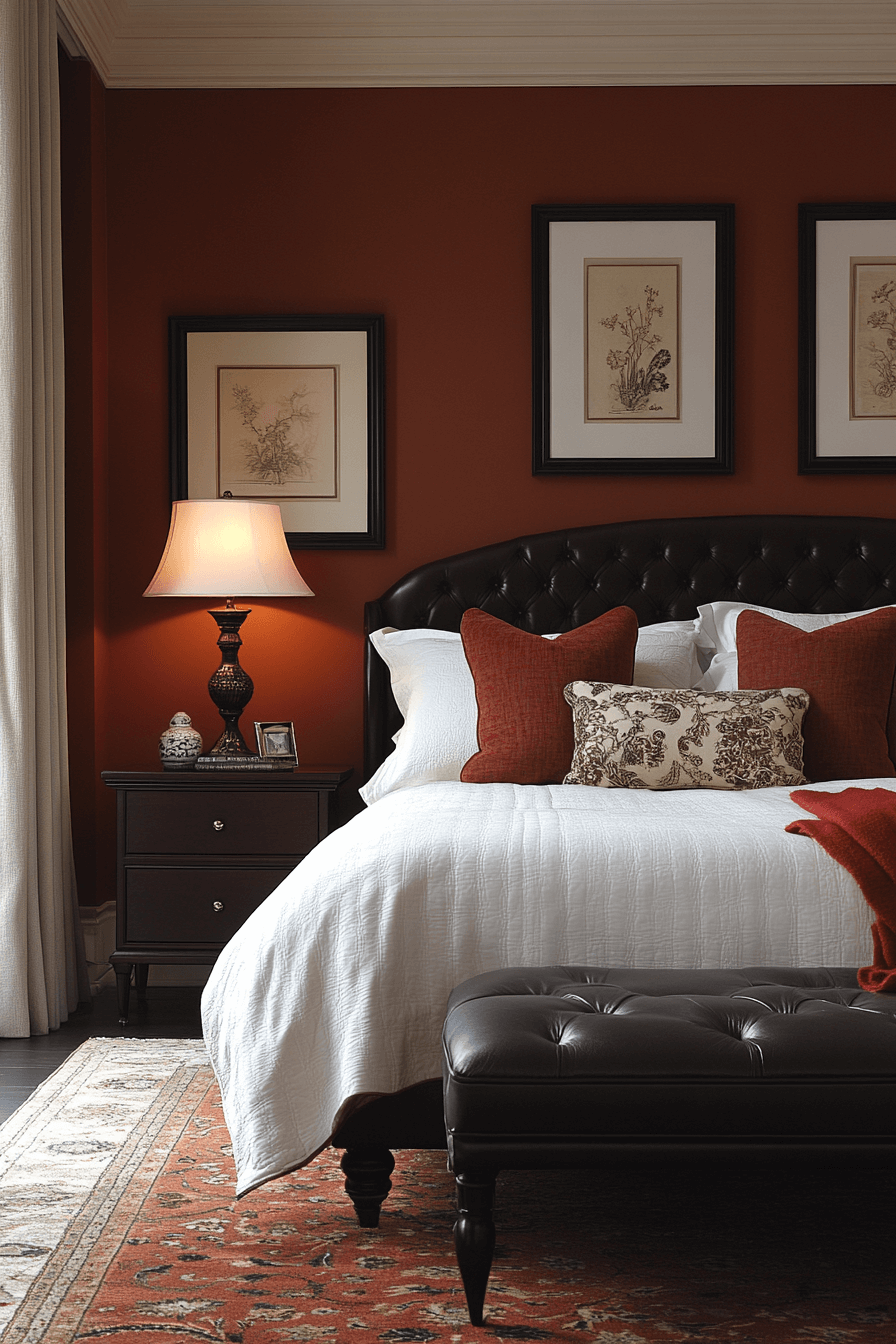 Red and black bedroom ideas