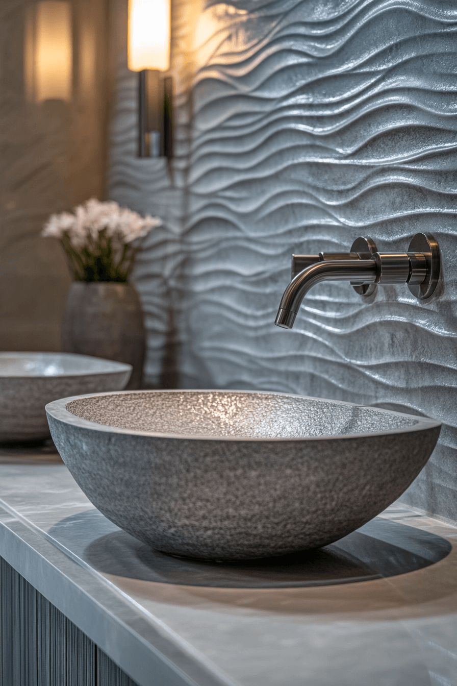 grey bathroom decor